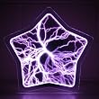 16" Star Luminglas Plasma Illumination Display Set Single Color PURPLE Contemporary Luminglass Disk/Disc Night Light
