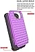 S6 Case, Galaxy S6 Case, Style4U Galaxy S6 Studded Rhinestone Crystal Bling Hybrid Armor Case Cover for Samsung Galaxy S6 with 1 Style4U Stylus [Purple/Black]