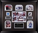 Rusty Wallace Framed 6-Photo Collage w/ Metal and Suit