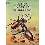 insects coloring book dover nature coloring book