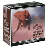 Light Mountain Natural Hair Color & Conditioner, Light Brown, 4 oz (113 g) (Pack of 3)