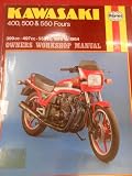 Kawasaki 400, 500 & 550 Fours owners workshop manual : models covered Z400 V1. 399cc. UK 1980 ...