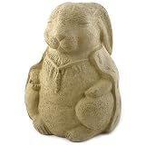 517MuevvjlL. SL160  Meditating Rabbit   Cast Stone Garden Sculpture, large size