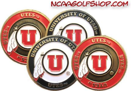 Utah Utes Golf Ball Markers