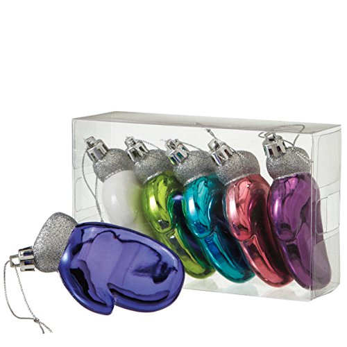 6 Assorted Multicolor Mitten Christmas Ornaments 6 Assorted Multicolor Mitten Christmas Ornaments