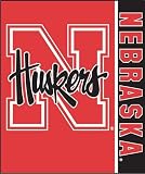 NCAA Nebraska Cornhuskers Raschel Throw Blanket