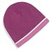 Beechfield two tone beanie hat Mulberry-Candy-Natural