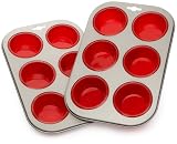 Review Kaiser 685008 / Kaiser Bakeware Flexi'Belle Set of 2 Muffin Pans