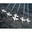 (16x20) F-16 Falcons (In Formation) Art Poster Print