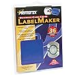 MEMOREX  36 Business Card CD-R Glossy Labels