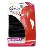 Goody StayPut Elastics, Black 20 ea