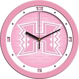 University of Hawaii Warriors Glass Wall Clock