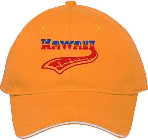 Fashion Hawaii Heart Beat Tattoo Yellow Snapback Cap Hat Male/female Baseball Cap Cotton