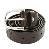 Belt Armani Jeans chocolate brown leather belt Q6116 73 AJM2408