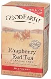 Good Earth Red Tea, Raspberry, Tea Bags, 18-Count, Boxes (Pack of 6)
