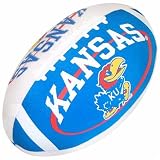 My Team Kansas Jayhawks Squishy Microbead Football Pillow