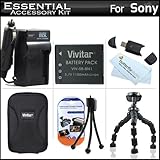 Essential Accessories Kit For Sony Cyber-shot DSC-TX55 DSC-W550 Slim Digita ....