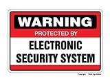SECURITY SYSTEM SIGN ~Signs~ burglar alarm warning