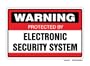 SECURITY SYSTEM SIGN ~Signs~ burglar alarm warning