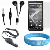 Motorola Droid X DroidX MB810 Handsfree stereo headset + Motorola Droid X C ....