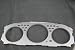 Honda JDM OEM carbon fiber Civic Type-R gauge bezel for 96-00 civic.