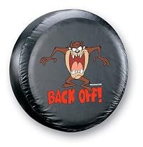Plasticolor 000797R01 Taz " Back Off!"  Spare Tire Cover
