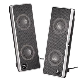 Logitech V10 USB Notebook Speakers (970194-0403) by Logitech