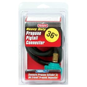 Camco 59173 RV 36" Pig Tail Prop Hose Connector