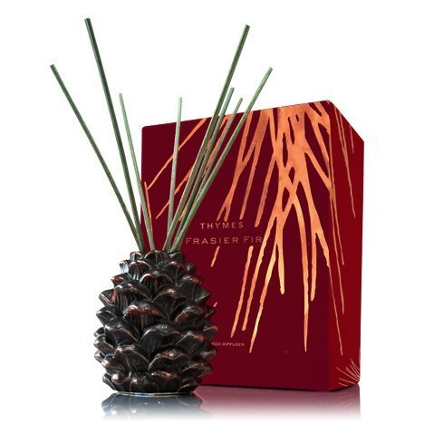Thymes Frasier Fir Pinecone Diffuser Set