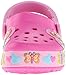 crocs Kids' Butterfly PS Light-Up Clog (Toddler/Little Kid),Neon Magenta/Carnation,11 M US Little Kid