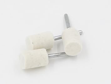 【クリックで詳細表示】精密 フェルト バフ 軸径 3mm 円筒 弾丸 型 鏡面 仕上げ 直径3～12mm 全14サイズ 【同一種 50本 / 30本 / 20本 セット】【14種 セット】 (44. 全14種類 x 3個 計42個)： DIY・工具