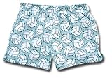 Volleyball team spirit novelty print exercise sport shorts cotton jersey available in adult and youth sizes