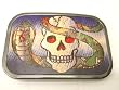 Wicked Metal Belt Buckle Tattoo Skull Cobra Belt Buckle