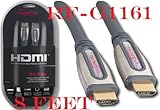 Rocketfish 3D 1080p 1.4 HDMI Video Cable - 8ft (2.4M) (Bulk Pack U2)