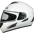 AFX Solid Adult FX-100 Sport Racing Motorcycle Helmet w/ Free B&F Heart Sticker Bundle - Pearl White