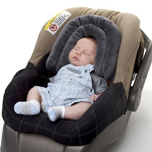 Sunshine Kids 2 in 1 Head Support For Strollers and Car Seats - Grey