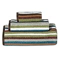 Modern Home Herringbone Stripe 3-pc. Towel Set