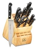 Mundial 5100 Series 12-Piece Knife Block Set, Black
