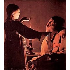 A4 10x8 Fine Art Glossy Photo Image Print The angel appears to St Joseph in a dream La Tour
