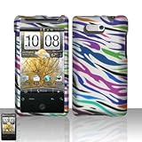 Blue Green Pink Silver Colorful Zebra Snap on Design Case Hard Case Skin Co ....
