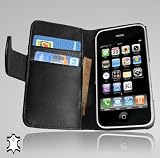 Cadorabo! IPhone 3G / 3GS Leder Schutzhülle schwarz