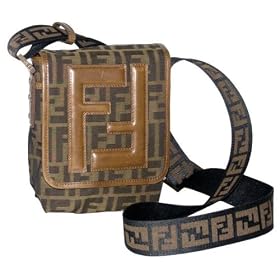 Fendi Small Brown Messenger Flap Bag 7VA155-MX7-F0VT4
