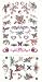 Fly Girl Temporary Tatoos - Over 50 Assorted Tatoos