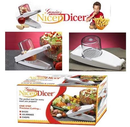 Genius Nicer Dicer, As Seen On TV, THE PERFECT TOOL FOR EVERY MEAL YOU PREPARE!