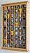 56 Shot Glass Shooter Display Case Holder Cabinet Wall Rack w/Glass Door (SC56-OA)