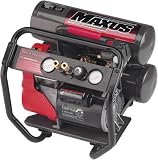 Factory-Reconditioned Maxus EX800000RB 1.8 rHorsepower (3.25 Peak Horsepower), Oil-less 4 Gal. Twin Stack Air Compressor