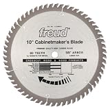 Freud LU73M010 10-Inch 60 Tooth ATB Cabinetmaker's Crosscutting Saw Blade with 5/8-Inch Arbor