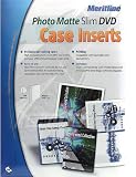 Merax Photo Matte Slim DVD Case Inserts