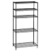 5-Tier Wire Shelf - Black
