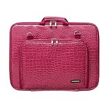 CaseCrown Double Memory Foam Case (Alligator Hot Pink) for HP G71-340US 17.3-Inch Laptop